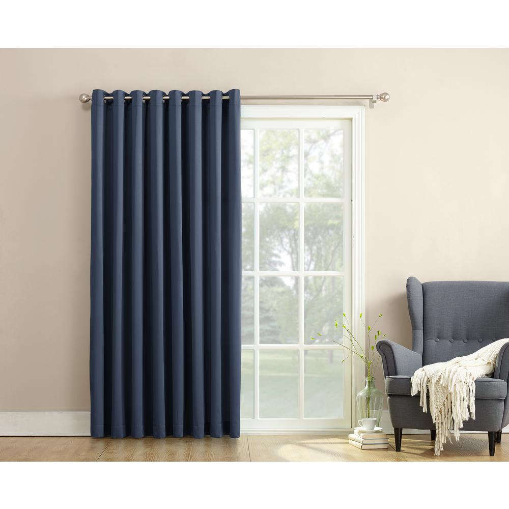 Sun Zero Semi Opaque Gregory 100 In By 84 Solid Window Patio Semi Opaque Gregory 100 In By 84 Solid Window Patio Panel Navy
