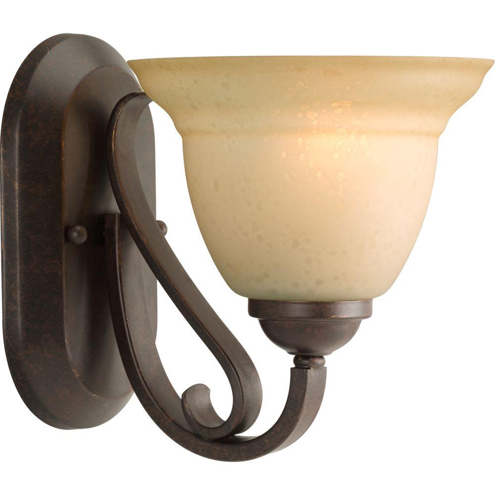 Progress Lighting Torino 1 Light Forged Bronze Bath Sconce Progress Lighting Torino 1 Light Forged Bronze Bath Sconce