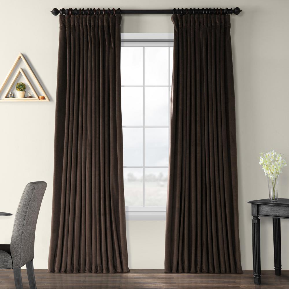 Brown Curtains Drapes Window Treatments The Home Depot