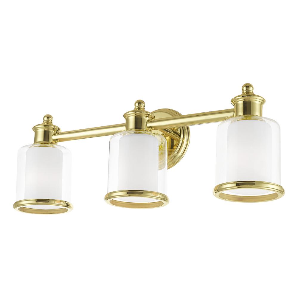 Polished Brass Vanity Lights Bathroom / Young House Love Bubble Vanity