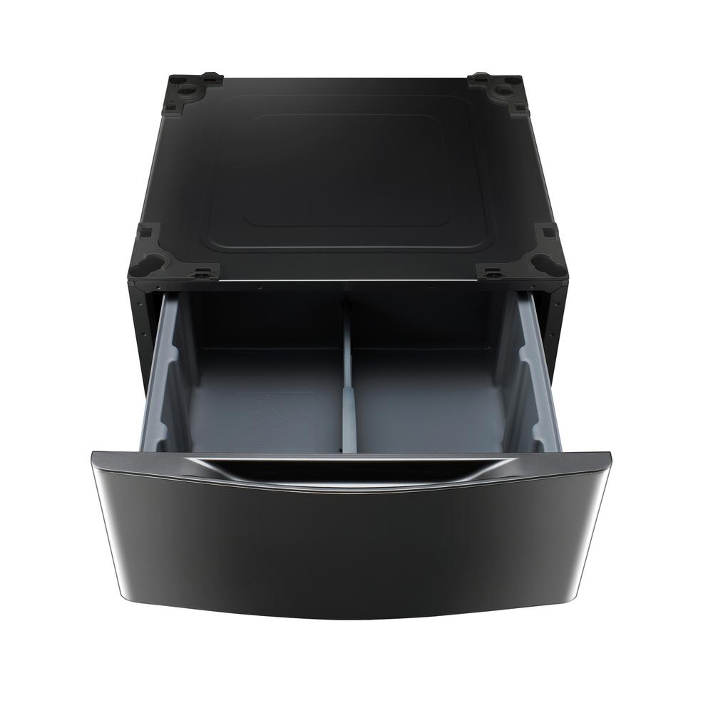 Lg Signature 29 In Laundry Pedestal With Storage Drawer For Washers And Dryers In Black 5401