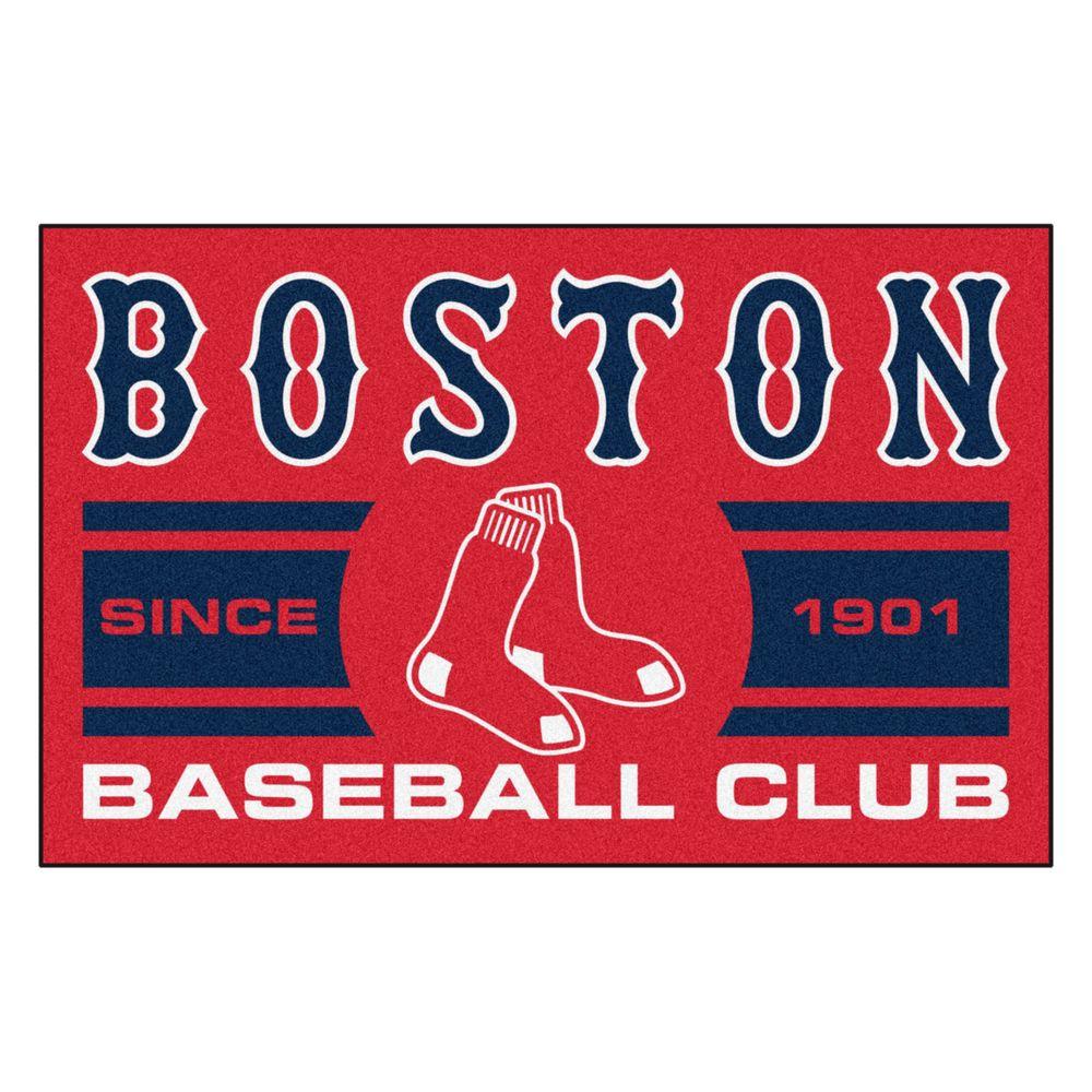 Boston Red Sox Area Rugs The Home Depot Mlb Boston Red Sox Blue 2 Ft X 3 Area Rug