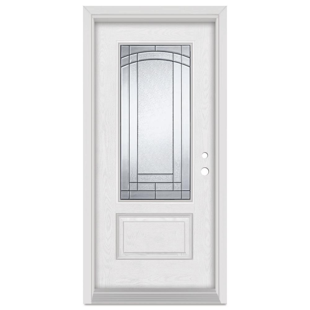 Stanley Doors 36 In X 80 In Chatham Left Hand 3 4 Lite Patina