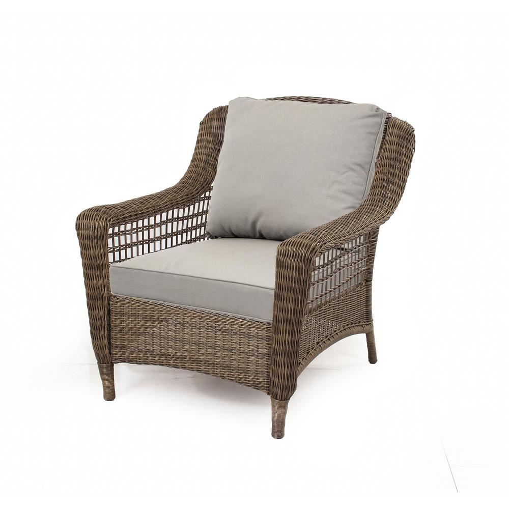 Hampton Bay Spring Haven 23 25 X 27 Outdoor Lounge Chair Cushion Outdoor Lounge Chair Cushion
