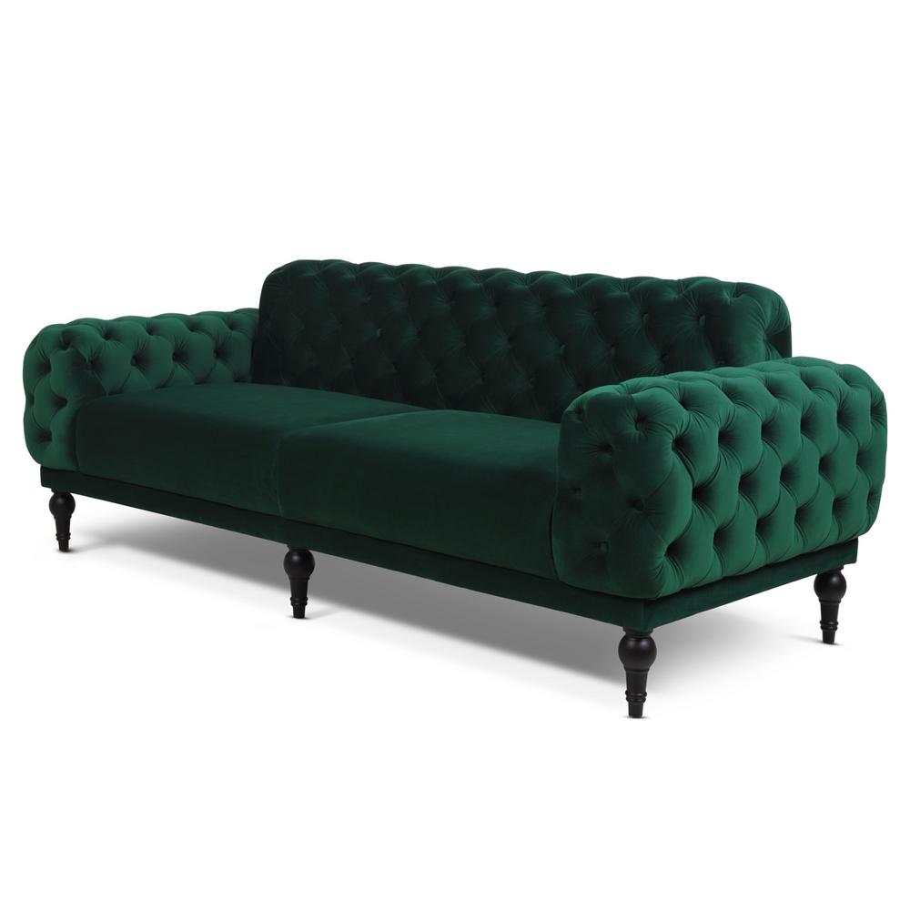 Jennifer Taylor Tman Evergreen Modern On Tufted Velvet Sofa On Tufted Velvet Sofa