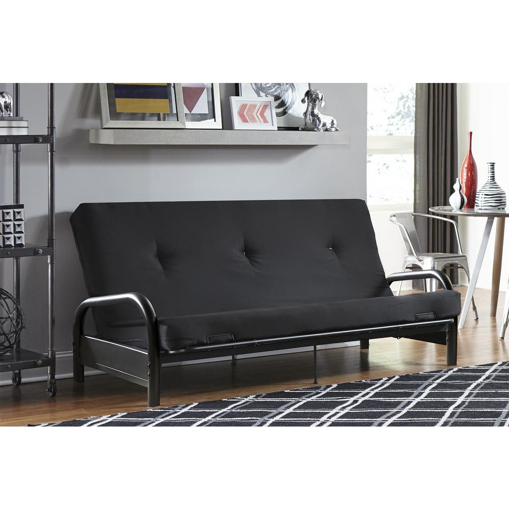 DHP Vermont Black Futon Frame3105098 The Home Depot