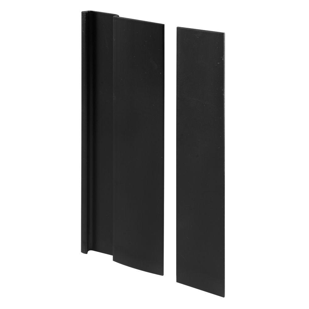 PrimeLine Black Finish Door Cover Plate and PullC 1063 The Home Depot
