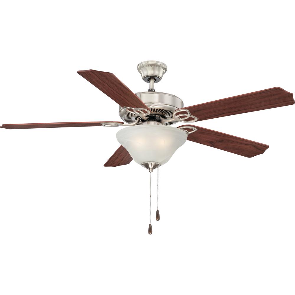 Rosewood Ceiling Fans With Lights Ceiling Fans The Home Depot