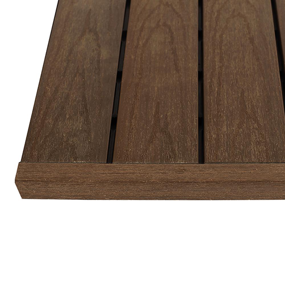 NewTechWood 1/6 ft. x 1 ft. Brazilian Ipe Quick Deck Composite Deck