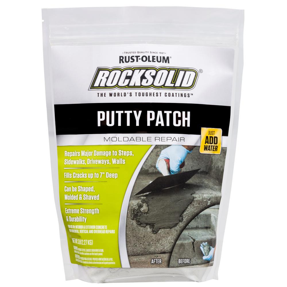RustOleum RockSolid 3 lbs. Concrete Putty Patch (6Pack)60627 The Home Depot