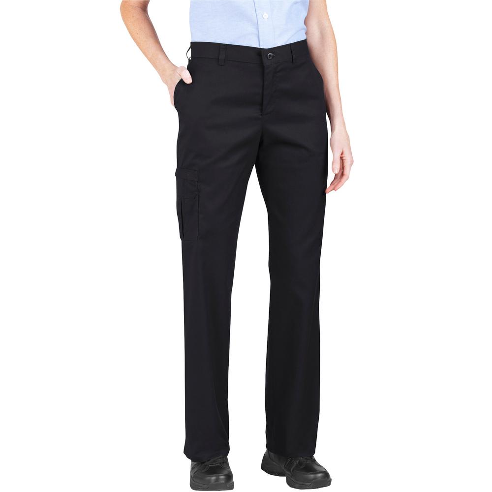 women's black cargo work pants