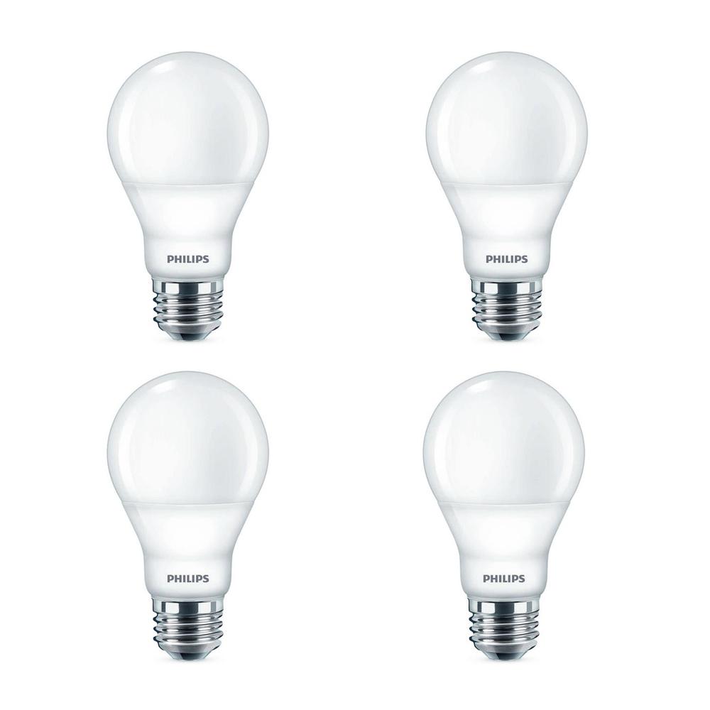 Enclosed Fixture Rated Led Bulbs Light The Home Depot 40 Watt Equivalent A19 Dimmable Led Light