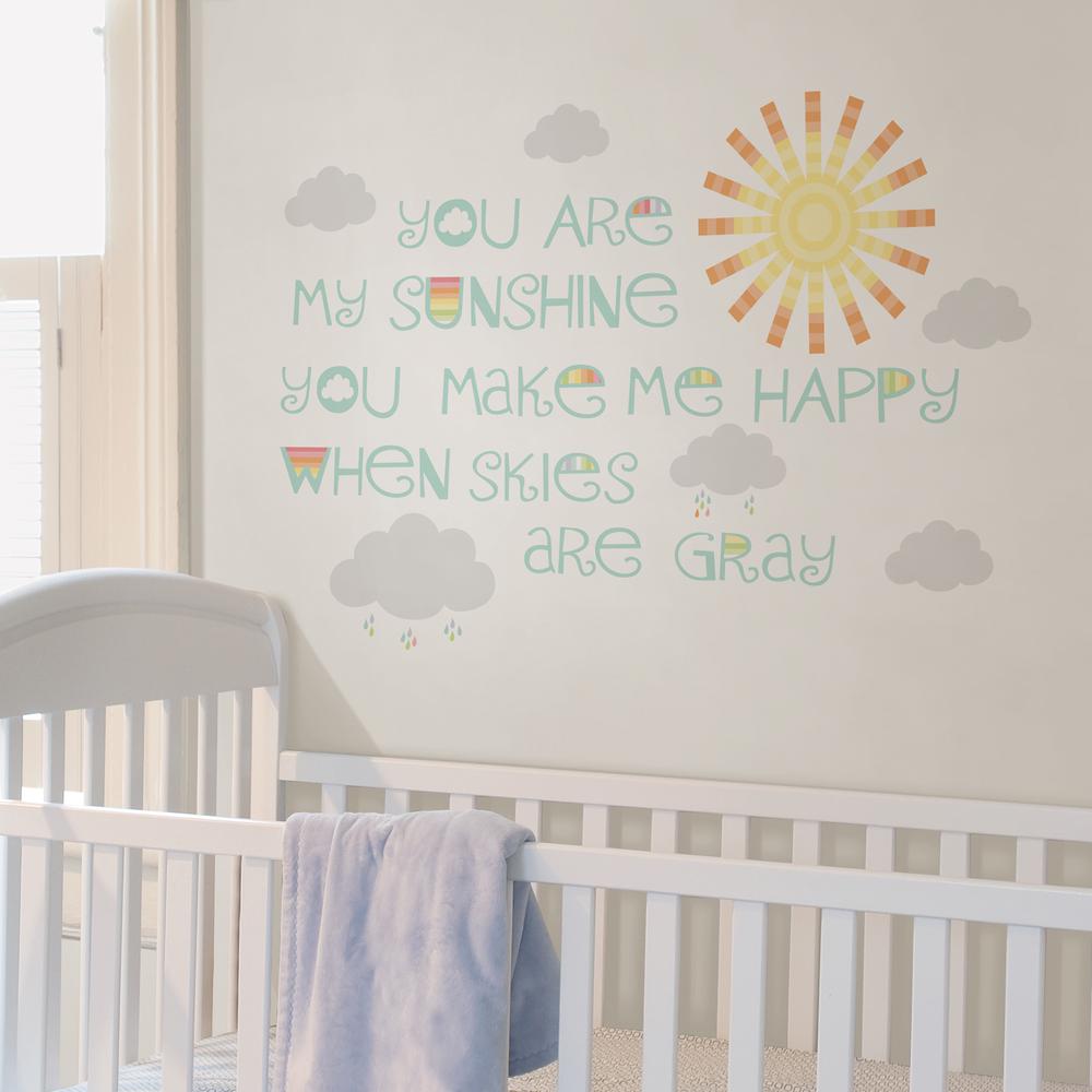 Multi Sunshine Wall Wish Decal