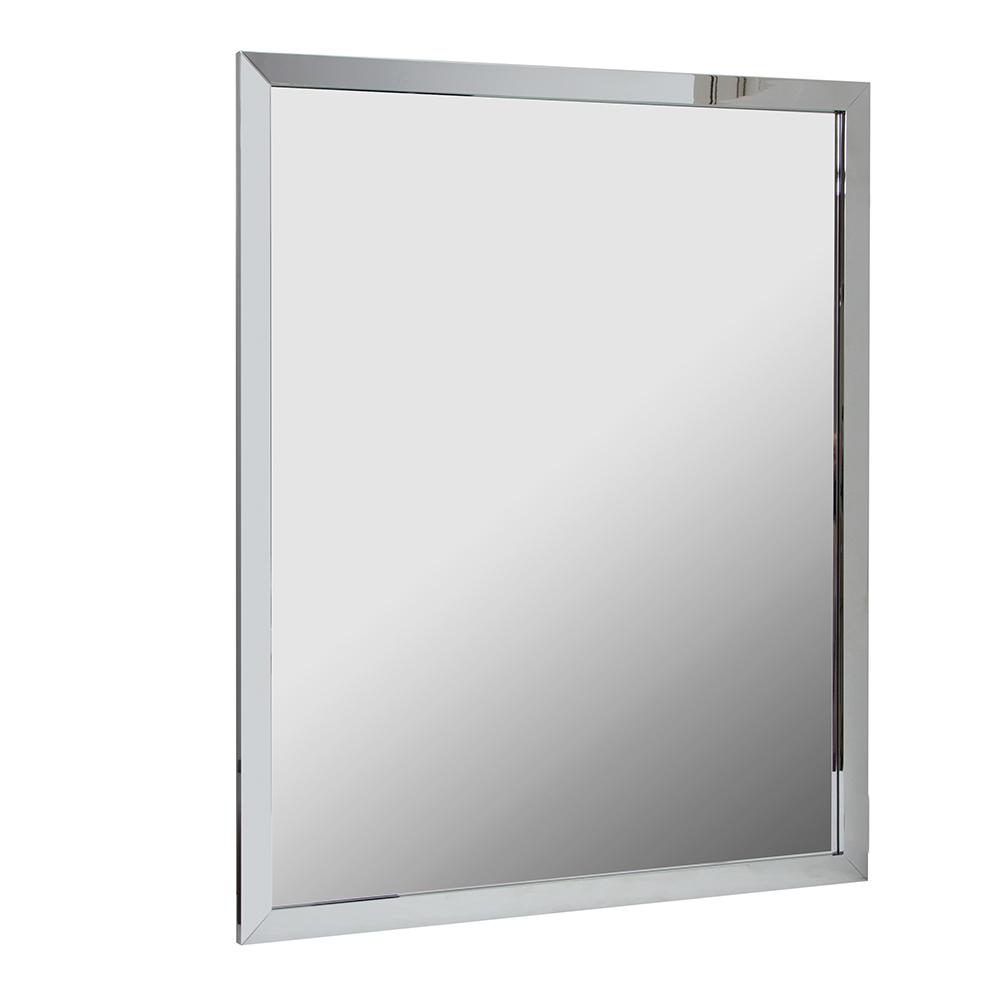 Chrome Framed Bathroom Mirror Chrome Bathroom Mirrors Bath The