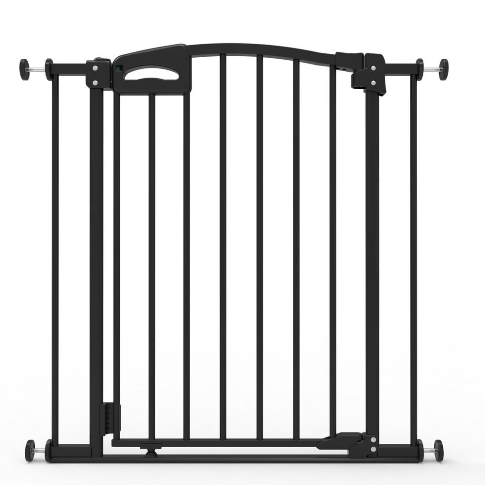 30 in. H Stellar LED Baby Gate, Safe Step and Auto Lock, Pressure