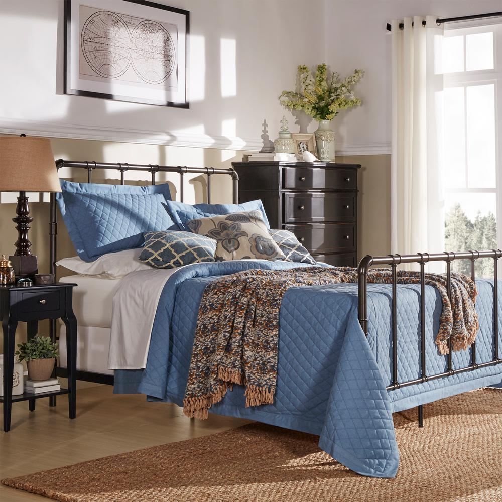 Byer White Full Bed Frame