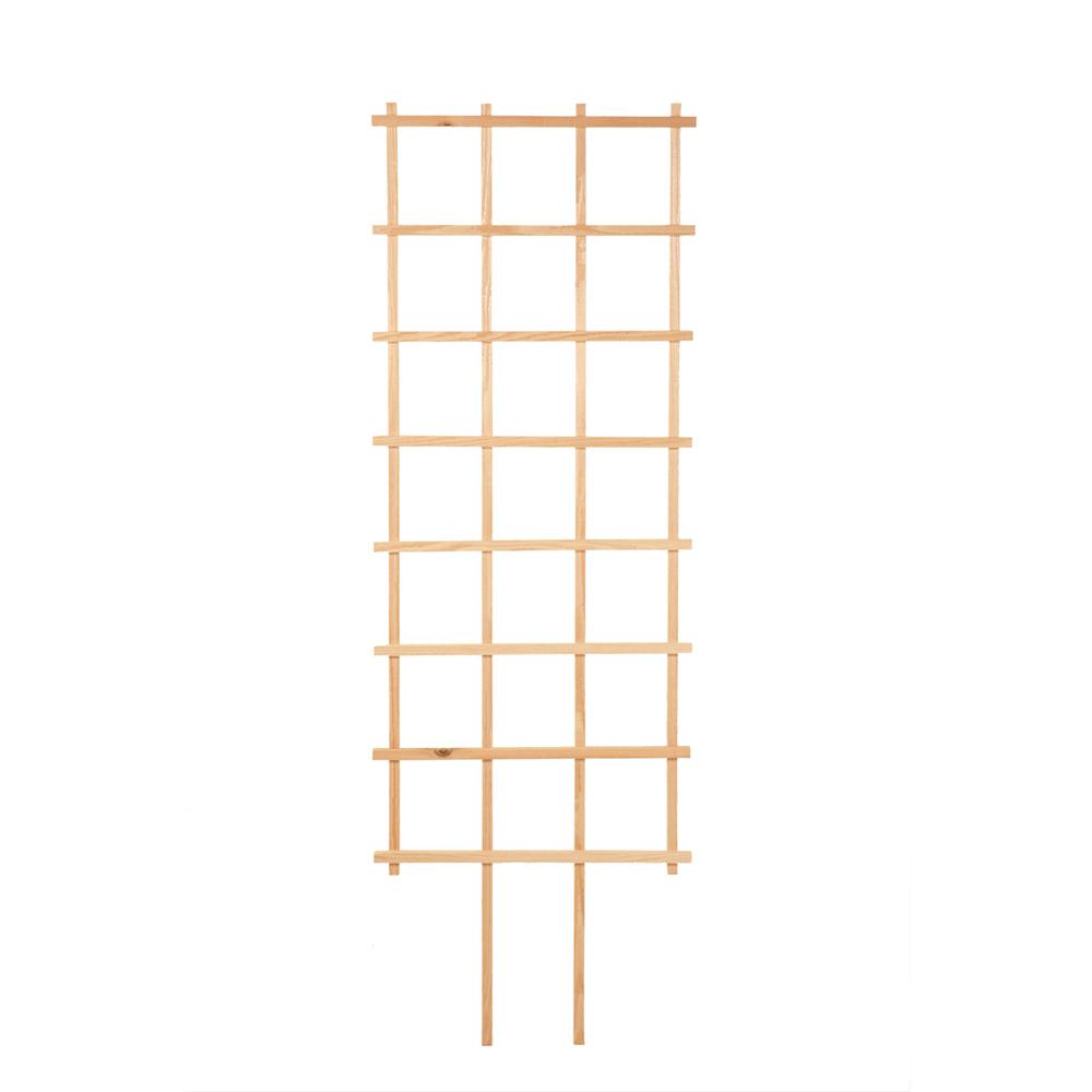 Outdoor Essentials 72 in. Cedar Grid Trellis406382 The Home Depot
