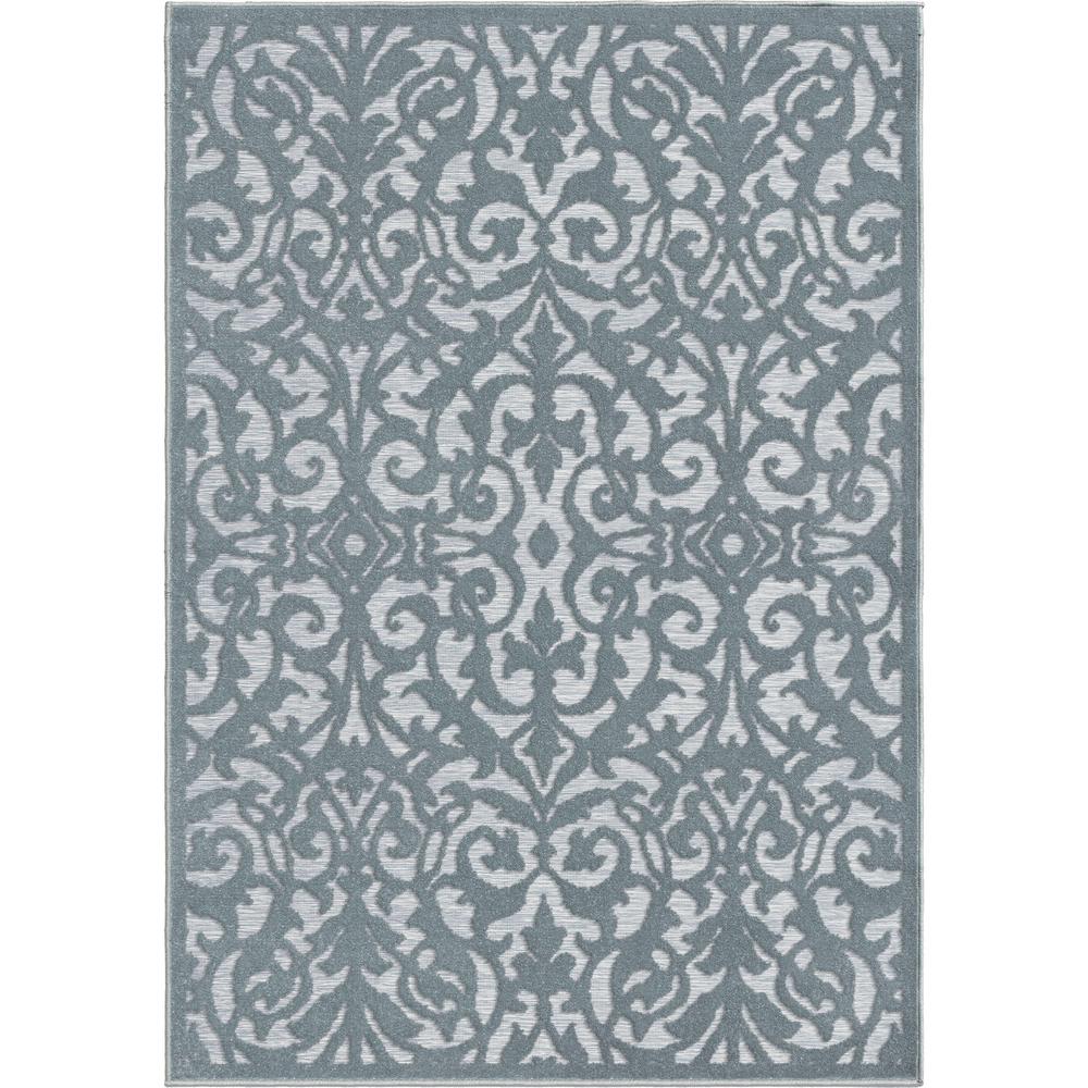 Orian Rugs Lady Bird Blue 7 Ft X 10 Indoor Outdoor Area Rug Orian Rugs Lady Bird Blue 7 Ft X 10