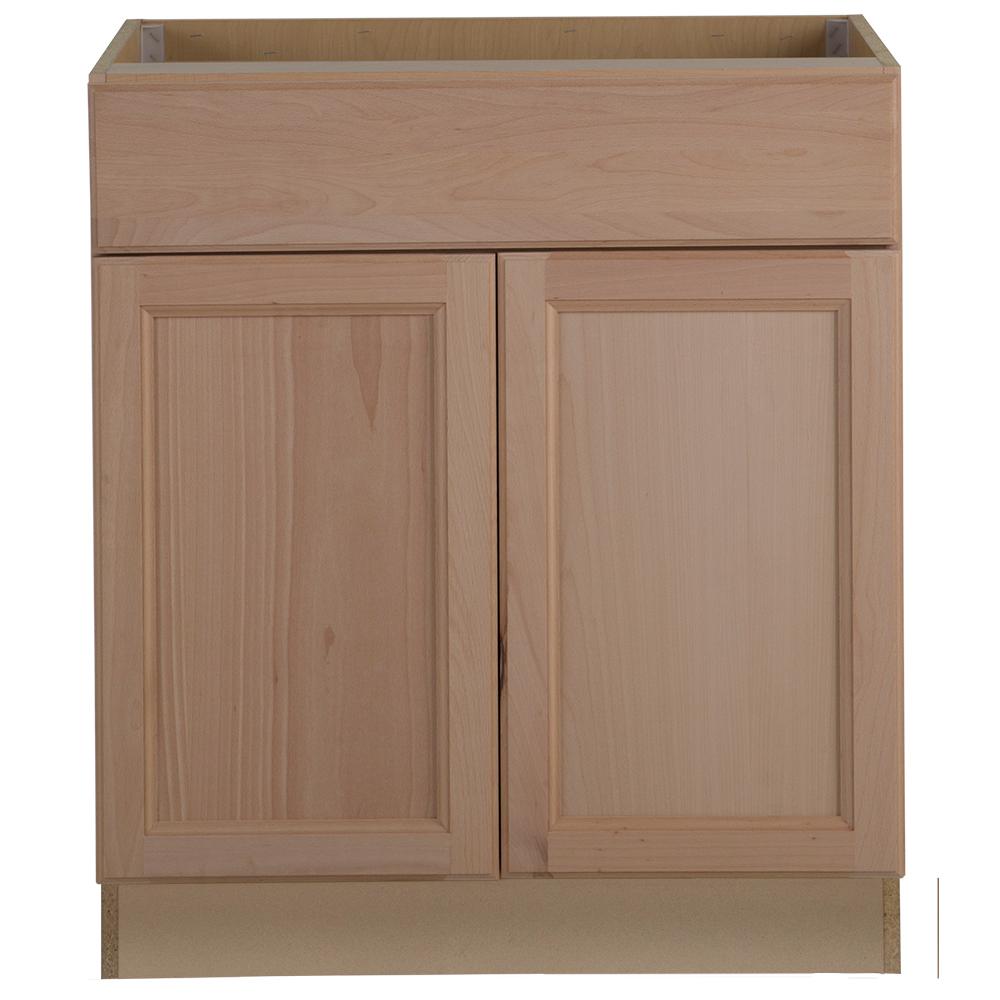 Hampton Bay Assembled 30x34.5x24 in. Easthaven Base Cabinet with Drawer ...