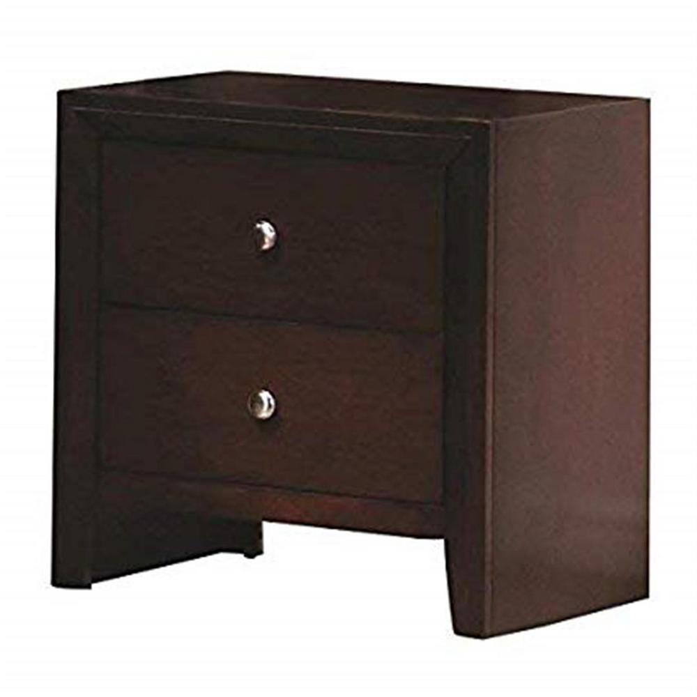 Coaster Company 2 Drawer Wood Cherry Nightstand