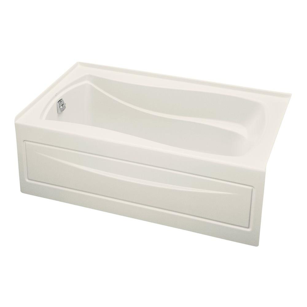 KOHLER Mariposa 5 ft. Acrylic LeftHand Drain with Integral Farmhouse