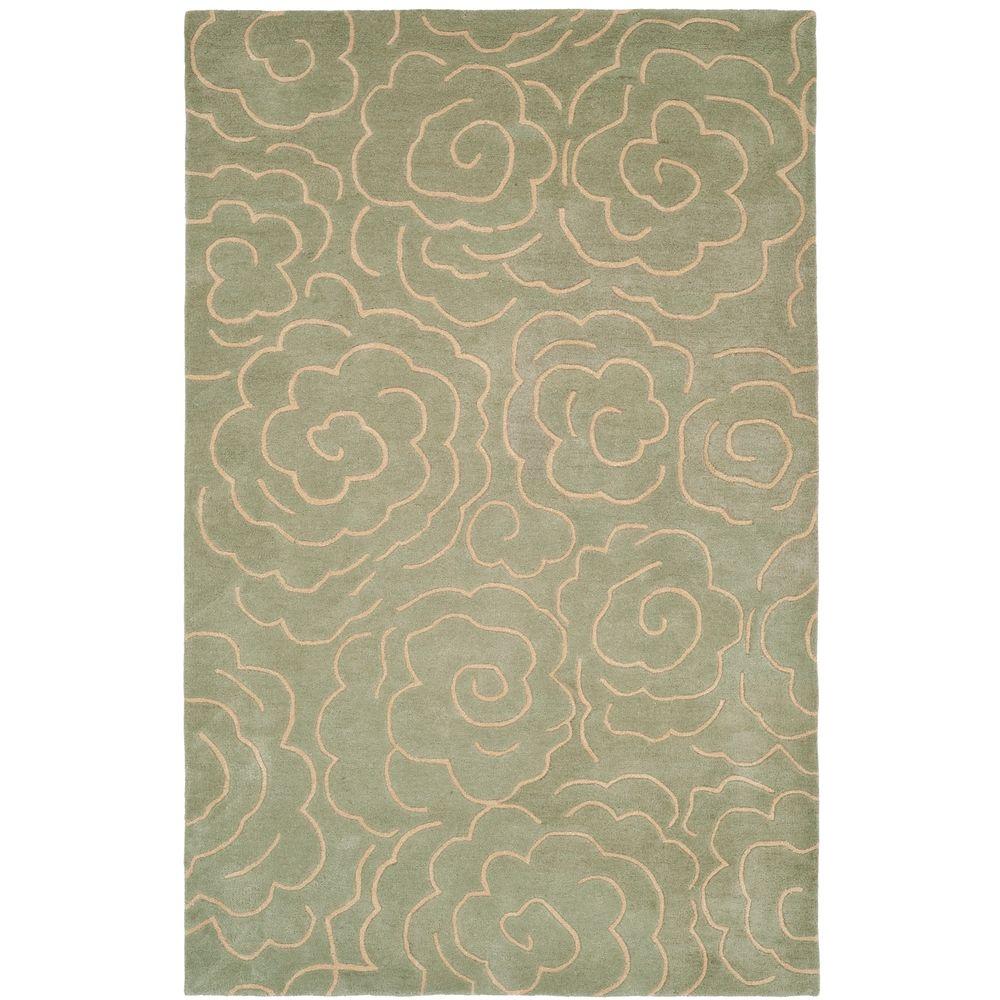 Safavieh Soho Soft Light Blue Ivory 5 Ft X 8 Area Rug Soh812b Safavieh Soho Soft Light Blue Ivory 5 Ft X 8 Area Rug