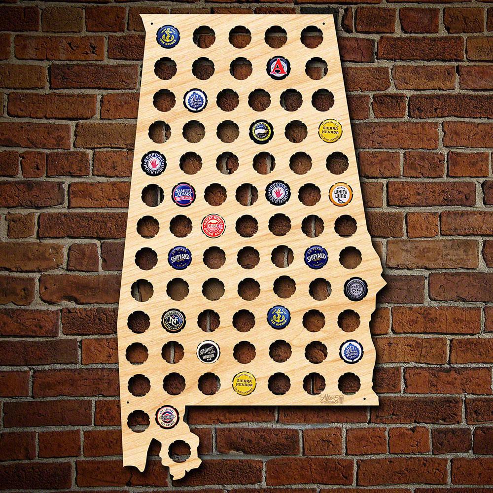 After 5 Workshop Usa Beer Cap Map Small Wall Decor 5010 The Home Depot