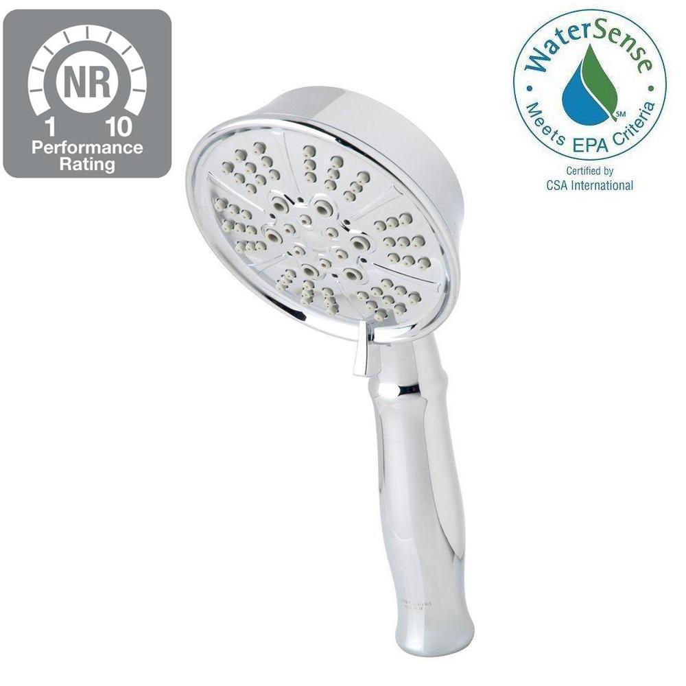 Symmons 5Spray 4.5 in. Single Freestanding Handheld Shower Head in