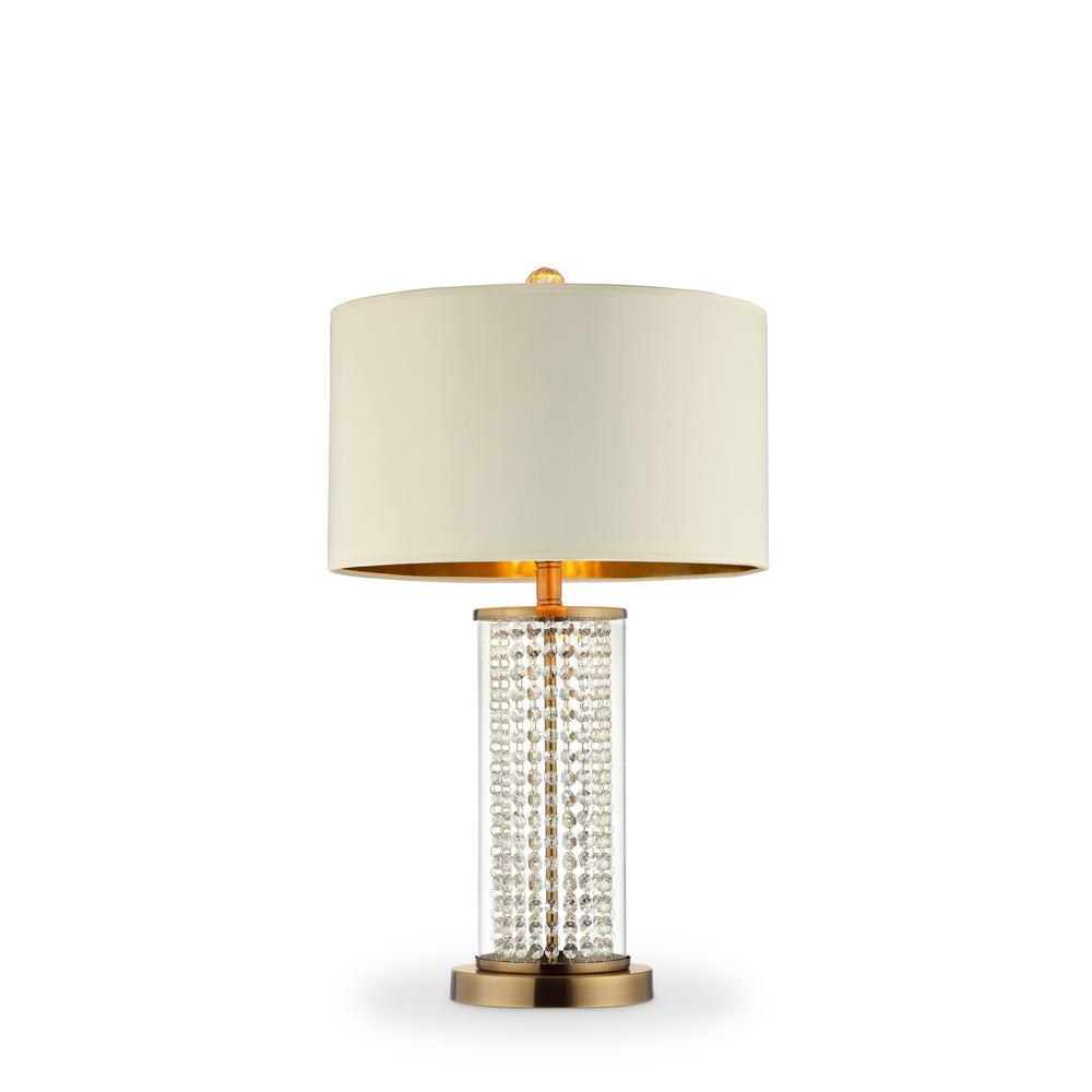 crystal and gold table lamps