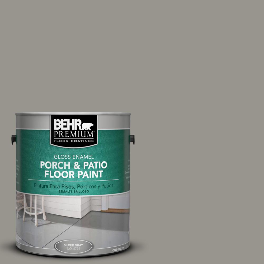 BEHR Premium 1 gal. N3604 Battleship Gray Gloss Porch and Patio Floor