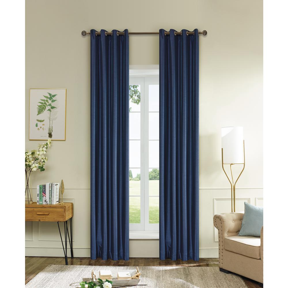 navy blue curtains 96 inch