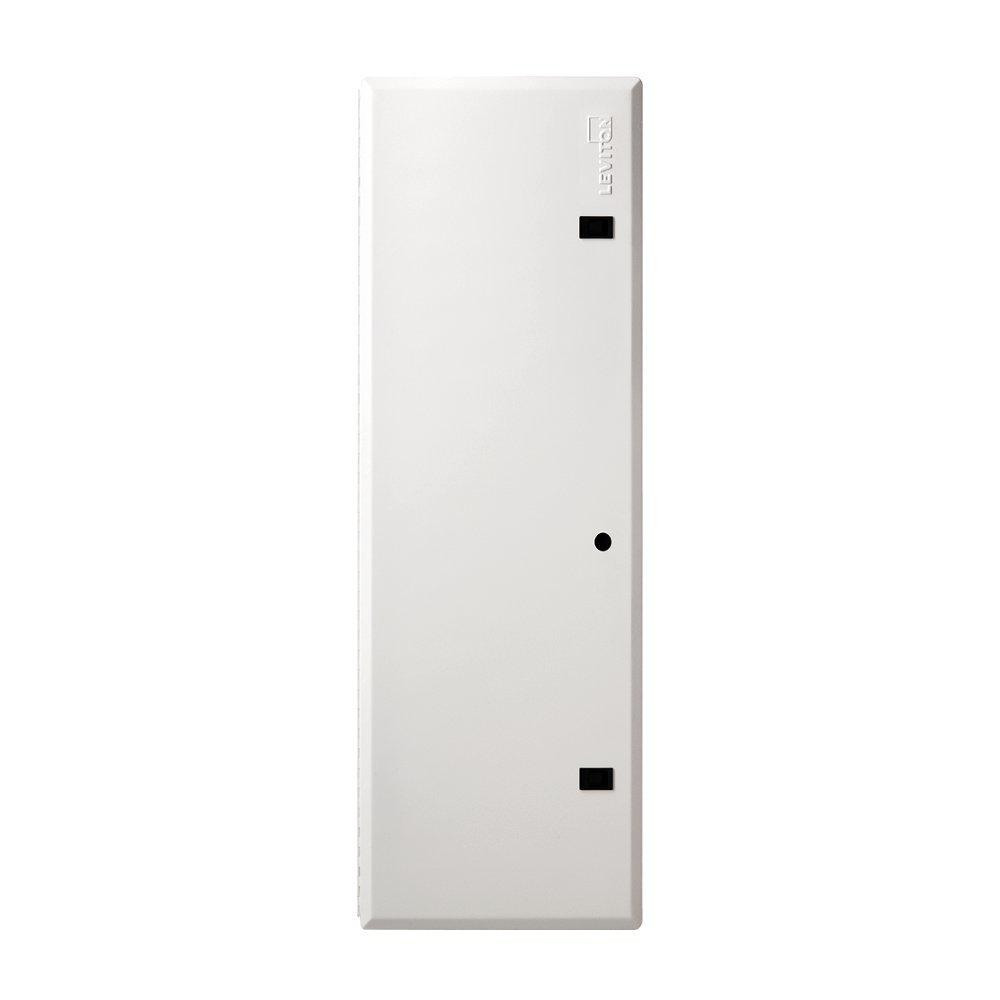 Leviton 42 in. Structured Media Enclosure Hinged Door, White4760542D