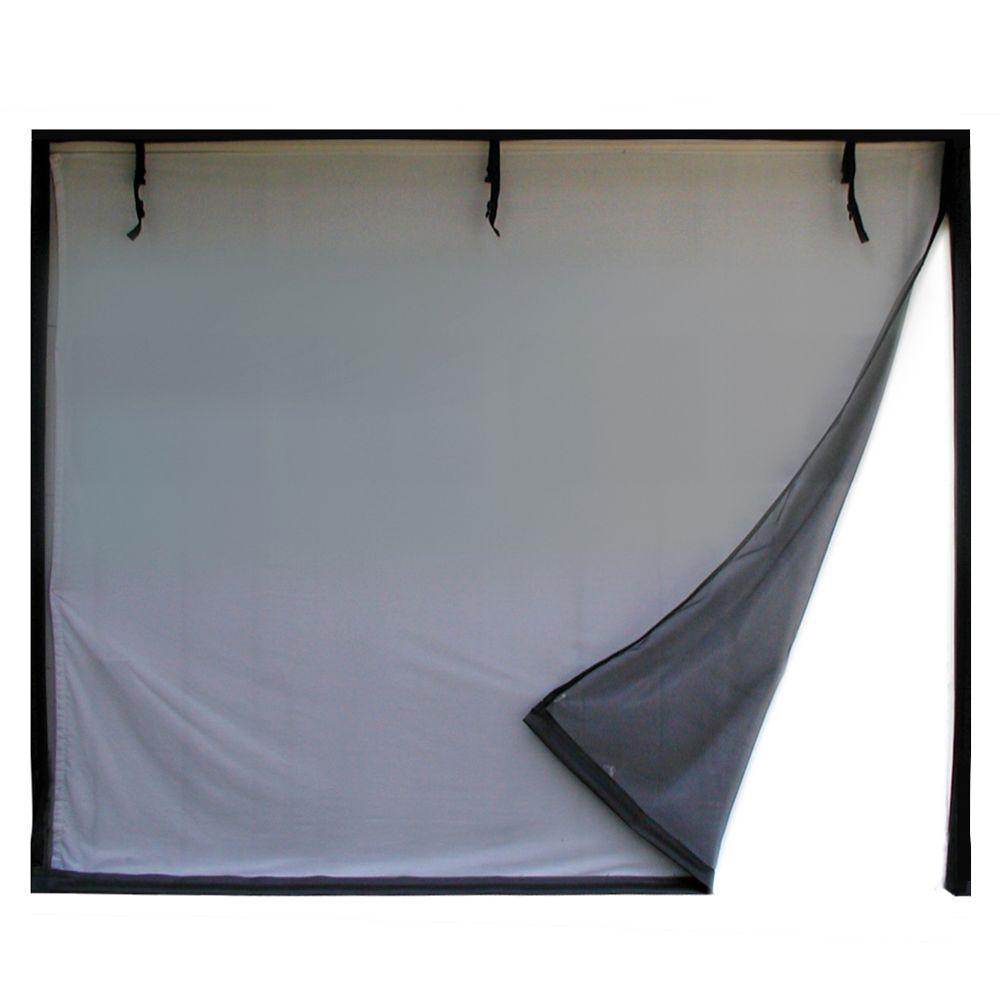 Fresh Air Screens 9 Ft X 7 Ft 2 Zipper Garage Door Screen With