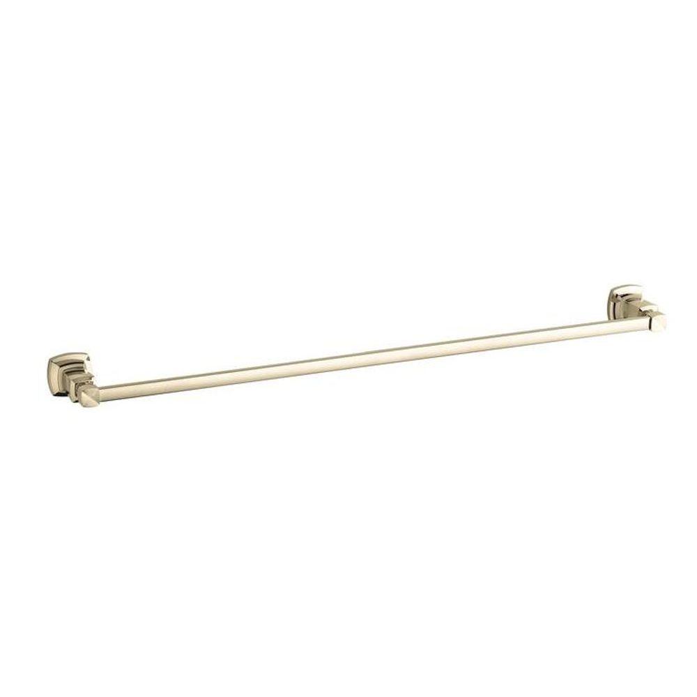 KOHLER Margaux 30 in. Towel Bar in Vibrant French Gold