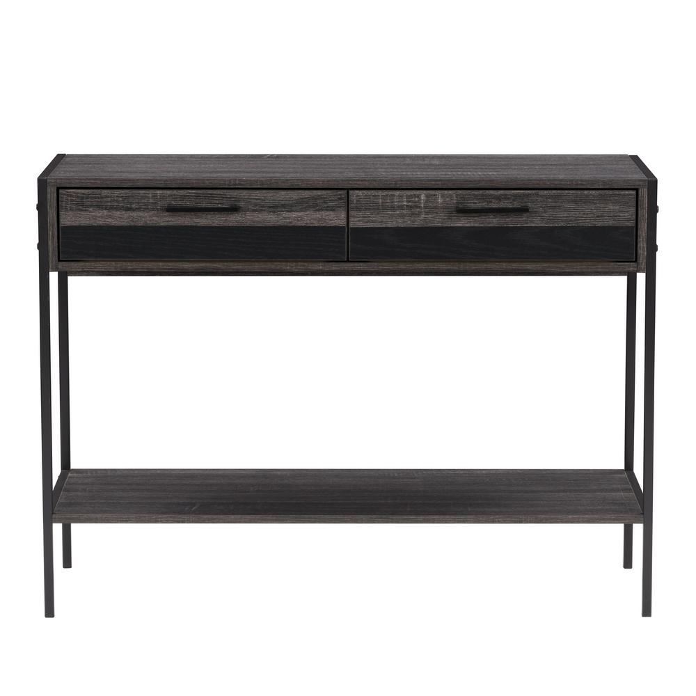 Corliving Joliet Entryway Table With 2 Drawers And Shelf