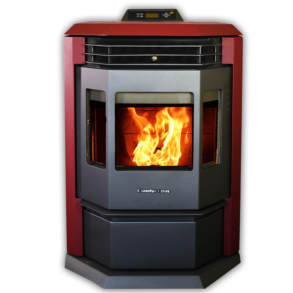 Castle 1,500 sq. ft. Pellet Stove with 40 lb. Hopper and Auto Ignition