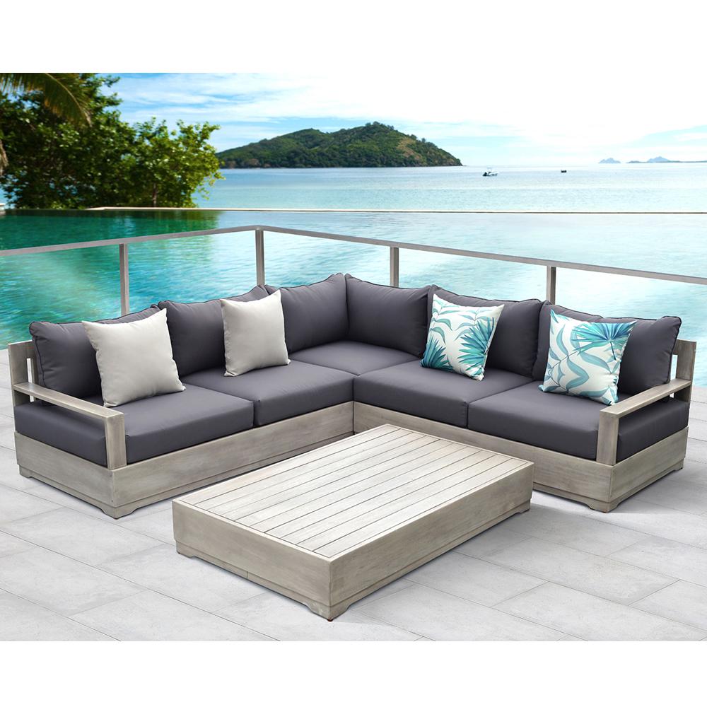 Ove Decors Beranda 3 Piece Sectional Set with Cushions