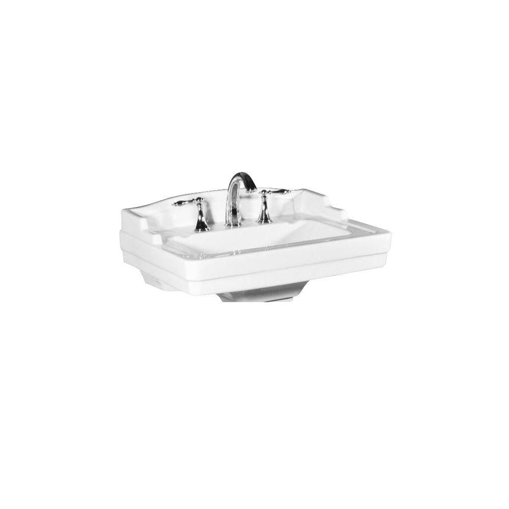 St. Thomas Creations Pedestal Sink Basin in White5123.082