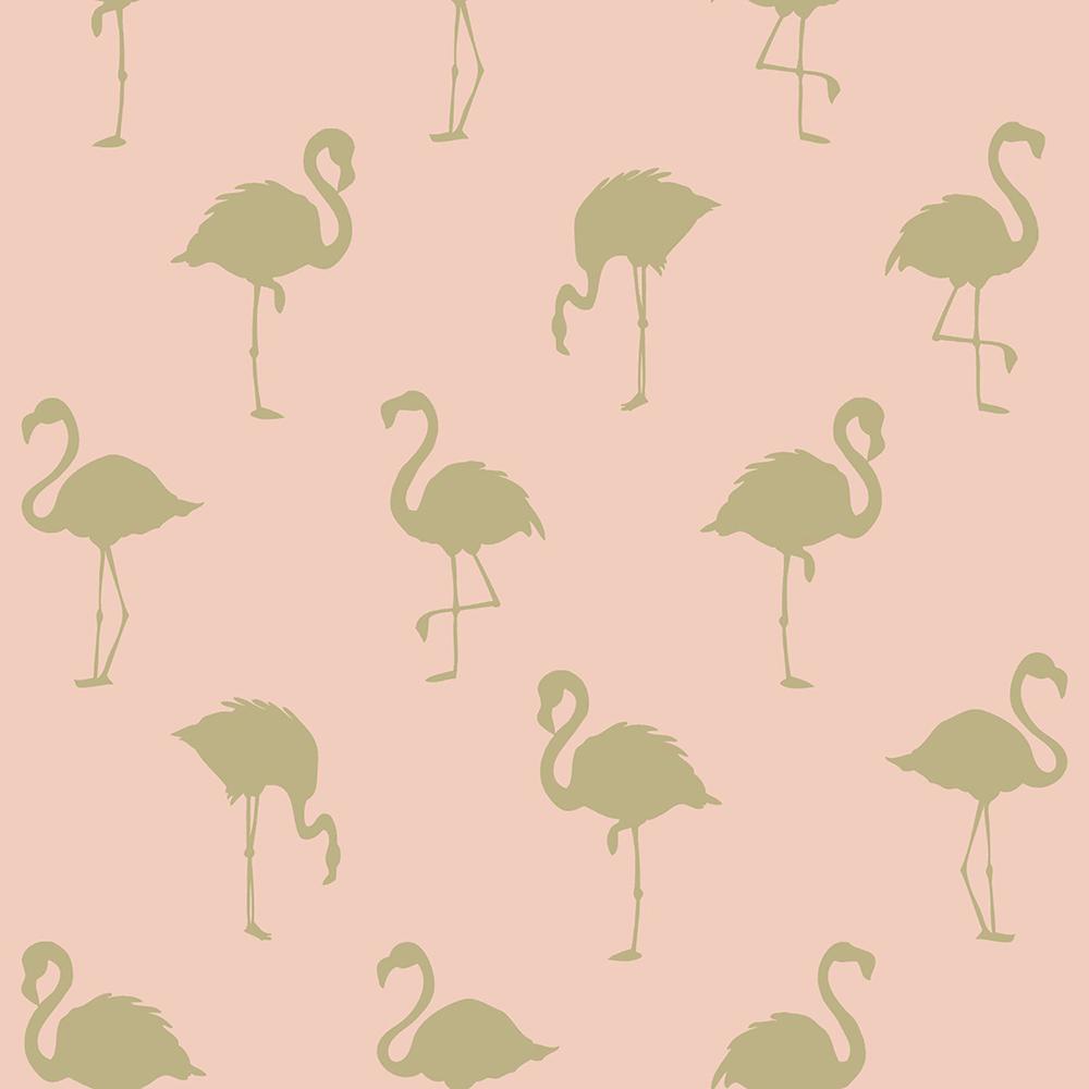 Unbranded Lovett Pink Flamingo Pink Wallpaper Sample Dd138992sam The