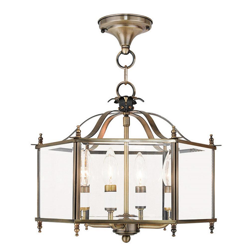 antique brass ceiling pendant