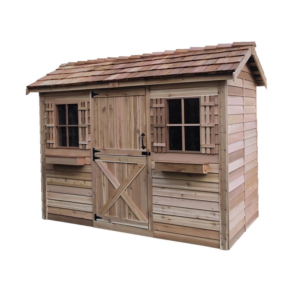 Cedarshed Cabana 10 Ft 2 In X 6 Ft 11 In Western Red Cedar