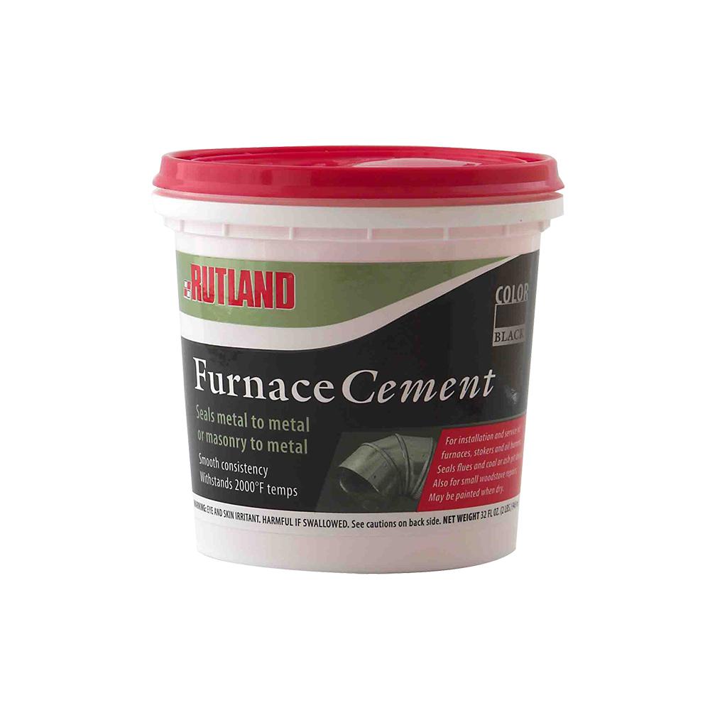 Rutland 32 Fl Oz Black Furnace Cement Tub 65 The Home Depot Rutland 32 Fl Oz Black Furnace Cement