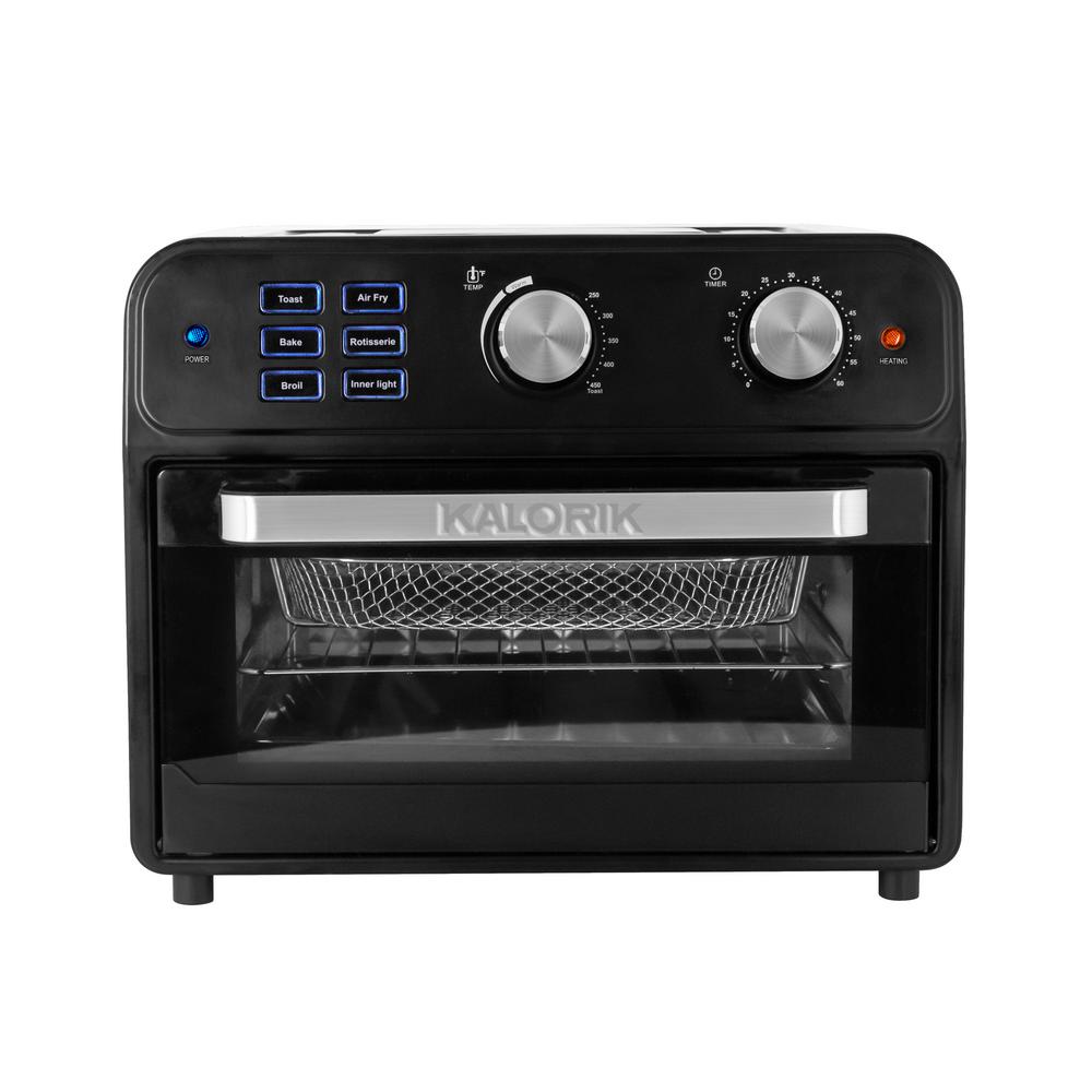 ARIA 30Qt Touchscreen Air Fryer Toaster Oven with 3 Cooking Levels