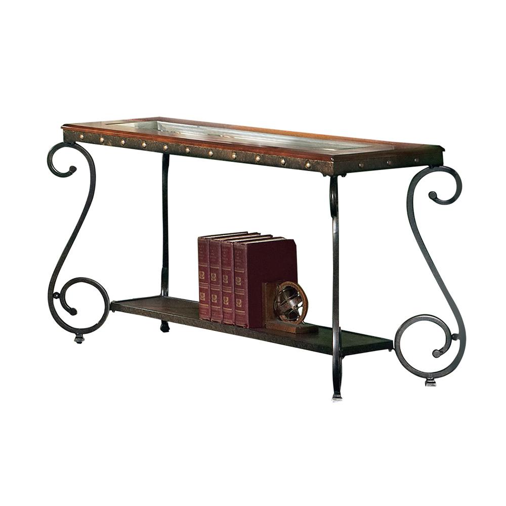 InRoom Designs Cherry Entryway Console Table with 2-Drawers-0021C - The ...