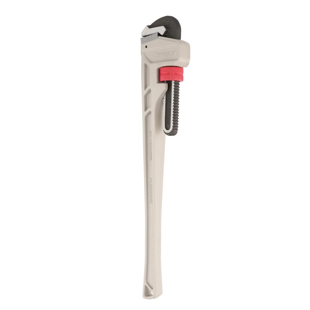 Husky 24 in. Aluminum Pipe Wrench with 2-1/2 in. Jaw Capacity