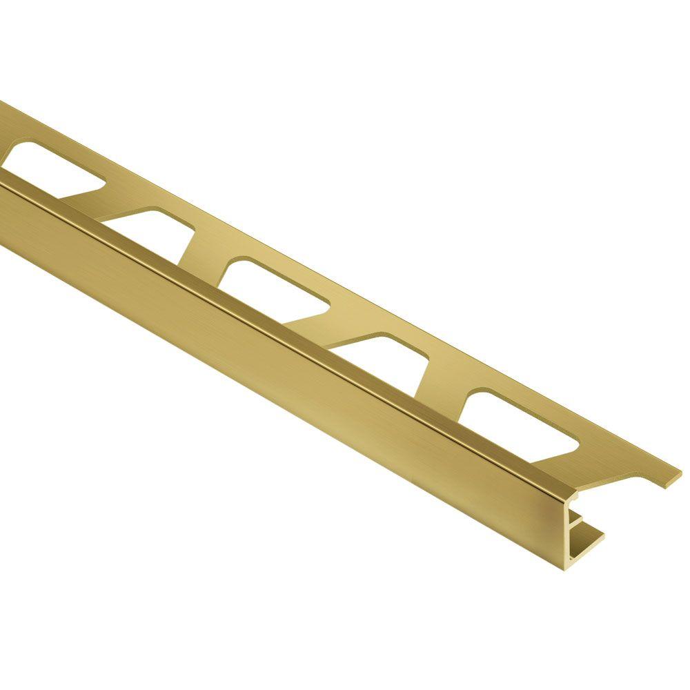 EAN 4011832000065 product image for Tile Edging: Schluter Flooring Schiene Solid Brass 1/2 in. x 8 ft. 2 in. Metal L | upcitemdb.com