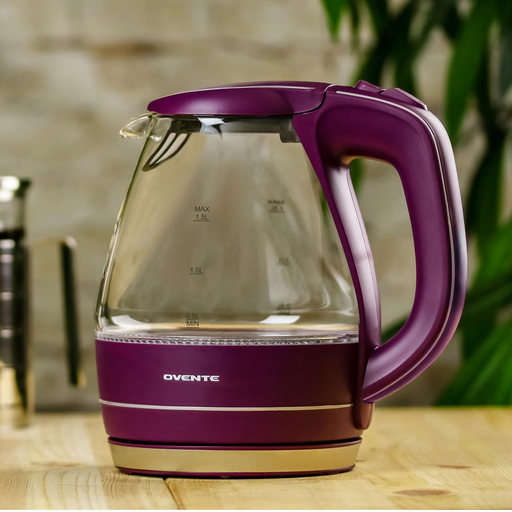 purple electric kettle