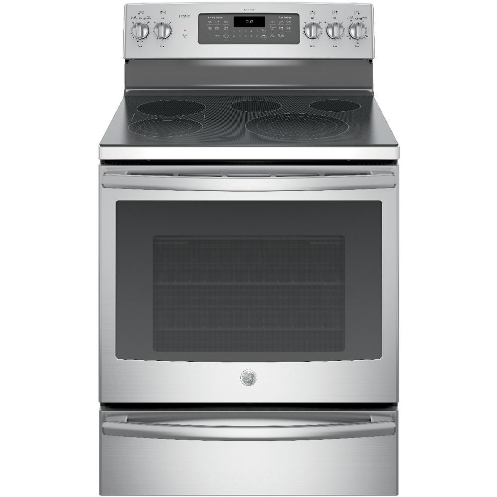 Ge Profile 30 In 5 3 Cu Ft Smart Electric Range With Self Smart Electric Range With Self