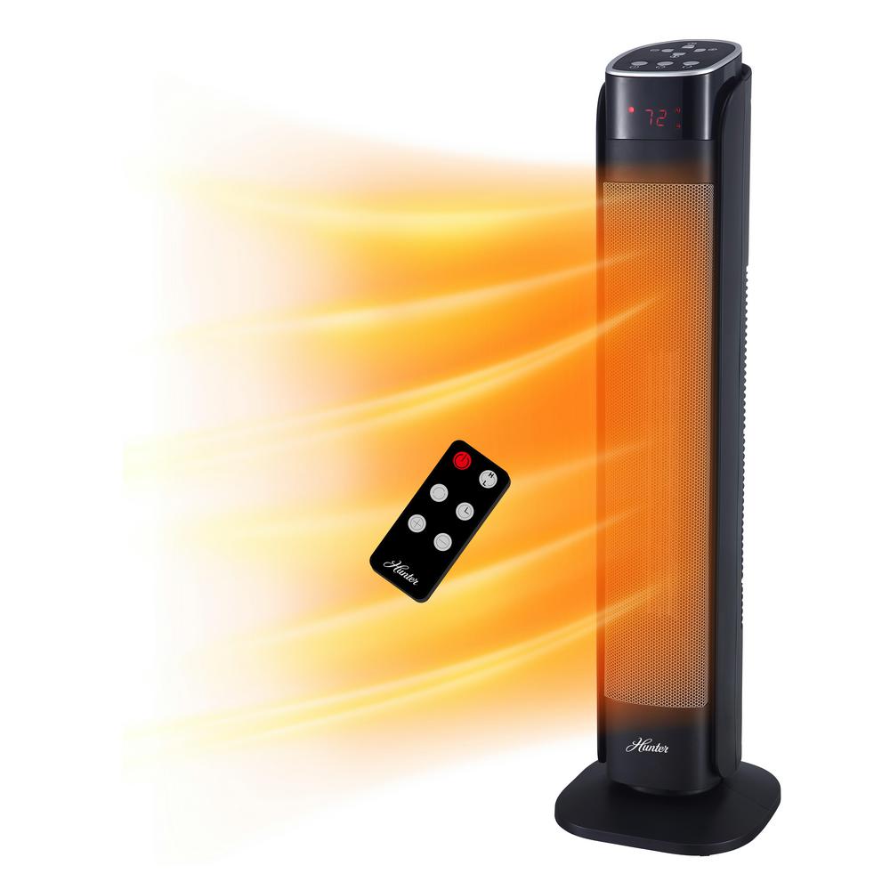 Reviews for Hunter 30 in. 1,500Watt 5,118 BTUs Ceramic Electric Deluxe