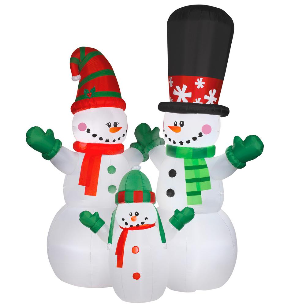 National Tree Company Snowman Christmas Inflatables Outdoor